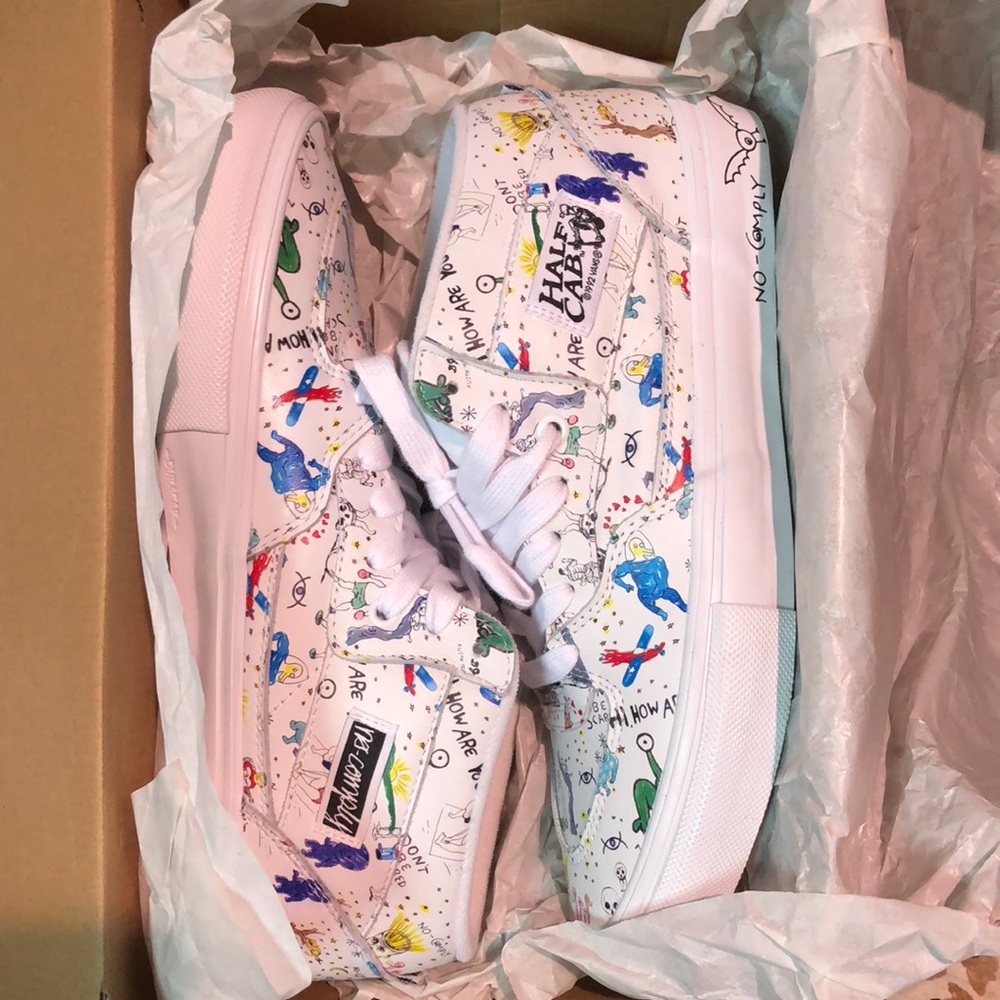 Daniel Johnston vans. Half cab edition.